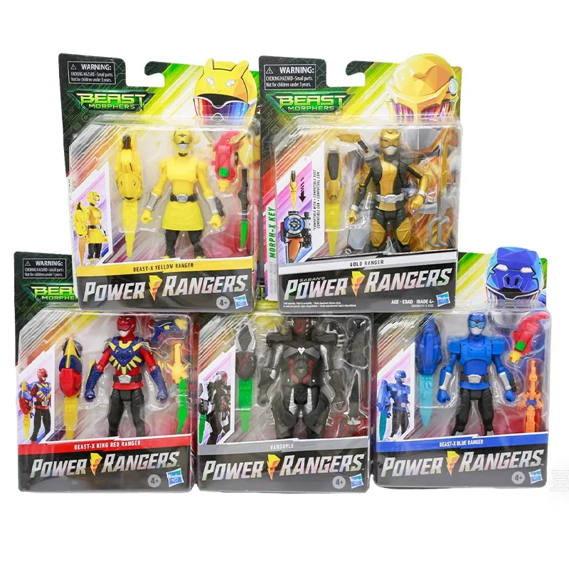 Hasbro Power Rangers Beast Moprhers Collection Figure Toy Cassie Zhane Riley Action Figure Toys for Kids Birthday Gift