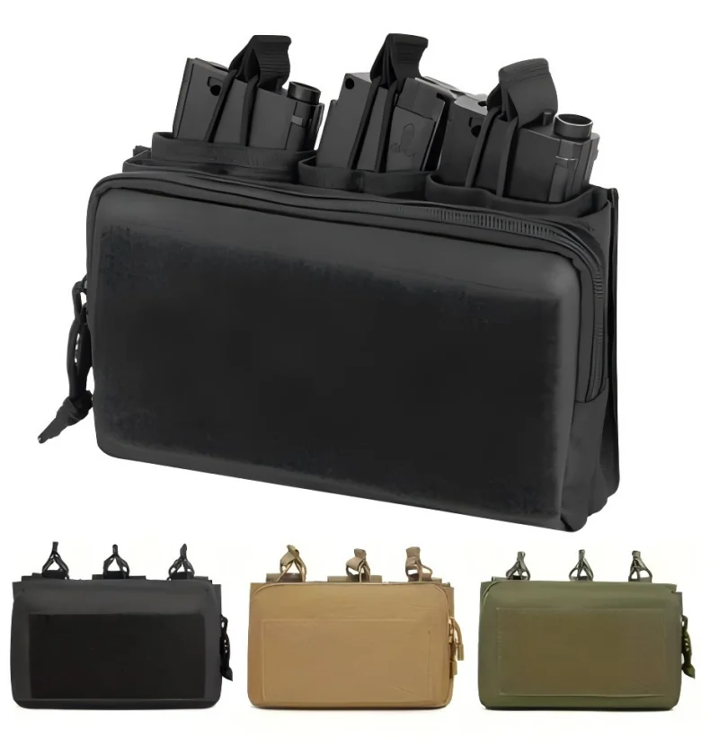 

Тактический тройной подсумок для магазинов, двухслойный, с системой Molle, быстроразъемный, подходит для M4, M16, Pmag, AK, аксессуары для охоты