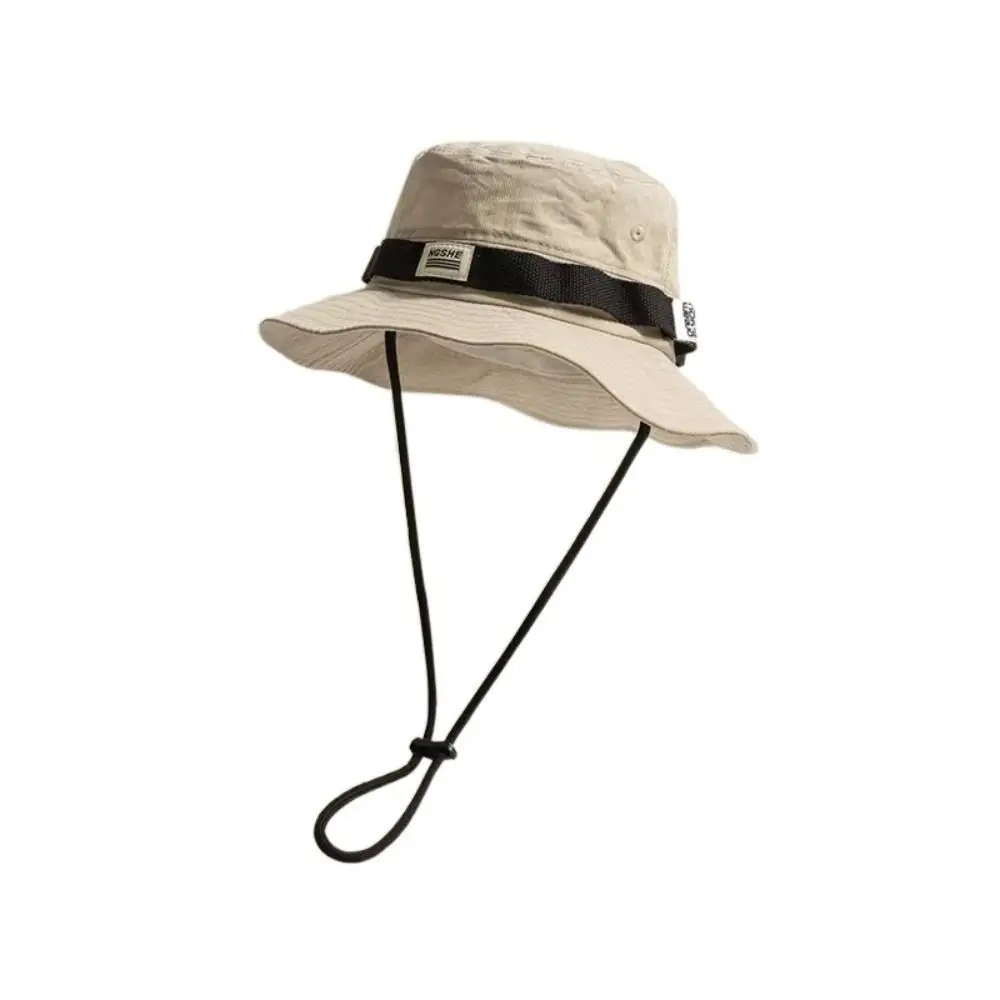 Contrast Vintage Fisherman Hat for Men and Women Summer Outdoor Camping Mountaineering Hat Large Brim Sun Hat