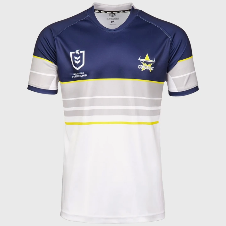 Camiseta de Entrenamiento NRL de los North Queensland Cowboys 2026, Estilo Y2K, Talla Grande, para Uso Diario y Entrenamiento