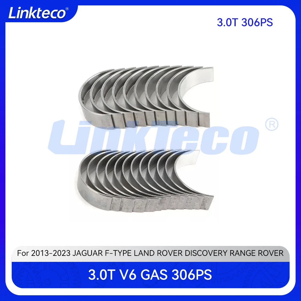 Engine Crankshaft Main & Con-rod Bearing Fit 3.0 T L GAS 306PS For 13-23 Jaguar XF Land Rover Range Rover Discovery 3.0T AJ126