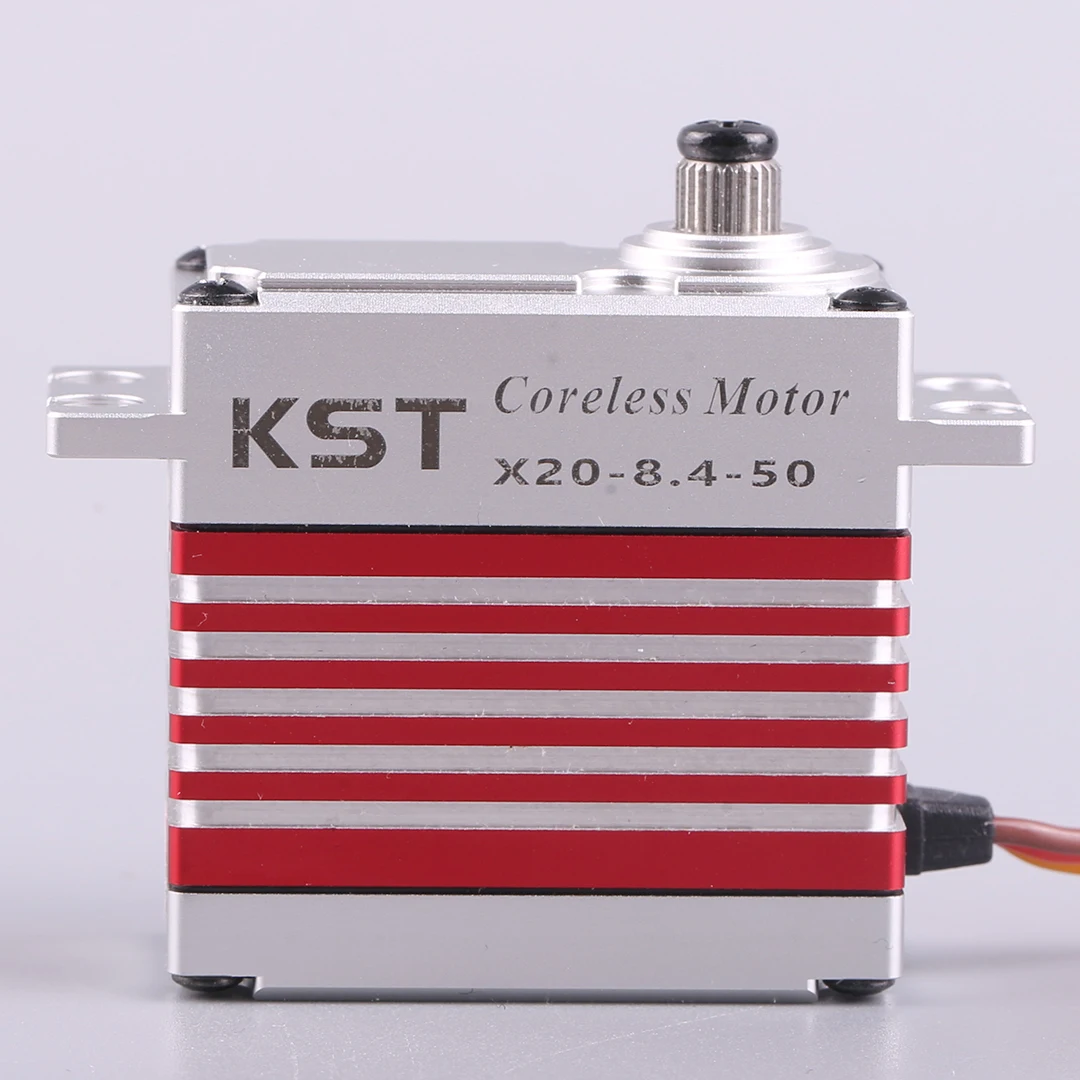 

KST X20-8.4-50 V8.0 All Metal Standard Digital High Voltage Servo for RC Car Robot Arm 45KG Boat Helicopter Airplane