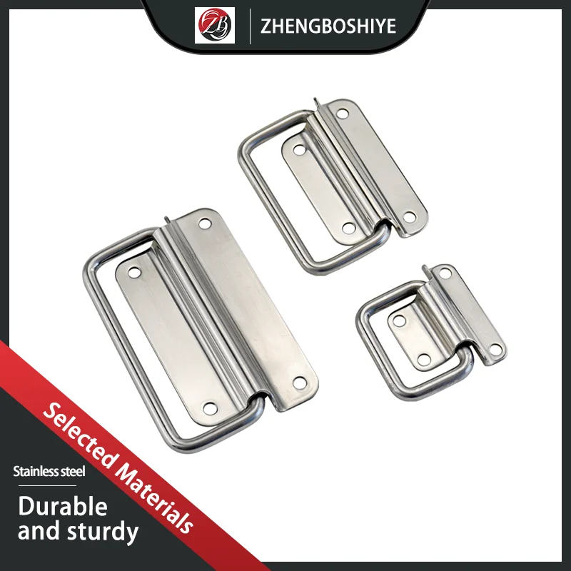 

Folding Handle Thickened 304 Stainless Steel Toolbox Movable Handle Box Ring Industrial Equipment Box