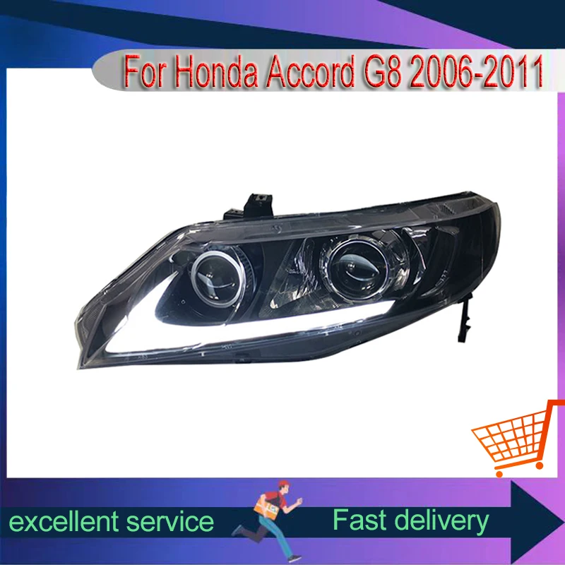 

Car Parts For Honda Civic G8 2006-2011 Headlight Upgrade Daylight Full LED DRL Automotive Front Lamp Vehicles Accessories Tools