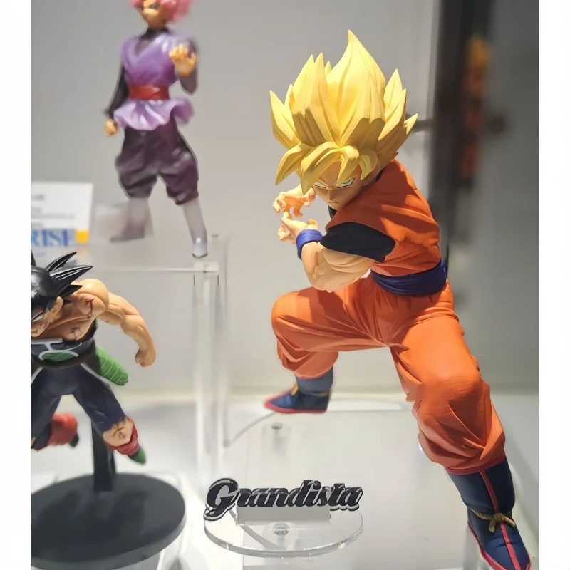 Banpresto Dragon Ball Z Grandista Son Goku Super Saiya Kamehameha Pvc 22cm Anime Action Figures Model Collection Toy