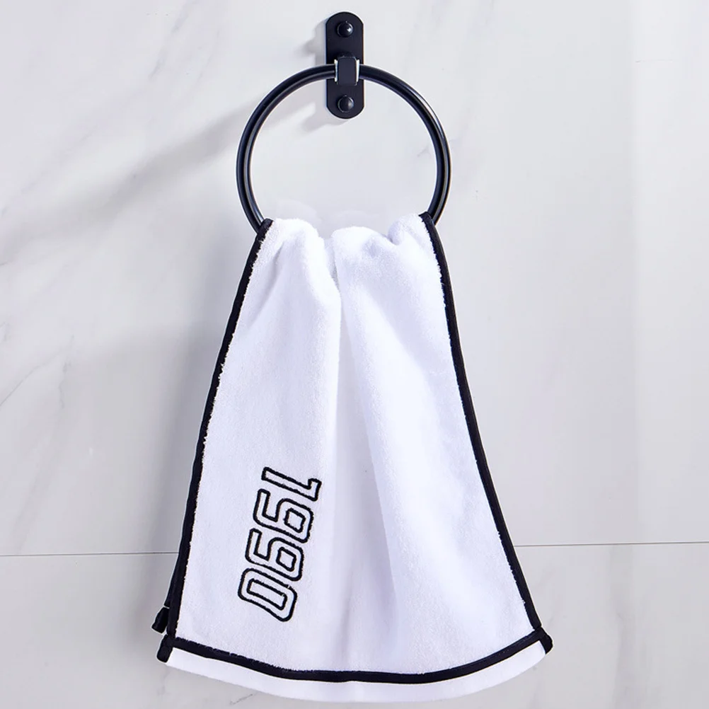 

1 pc Aluminum Ring Black No Drilling Installation Waterproof Moisture Proof Bathroom Accessory Heavy Duty Holder Round Corner