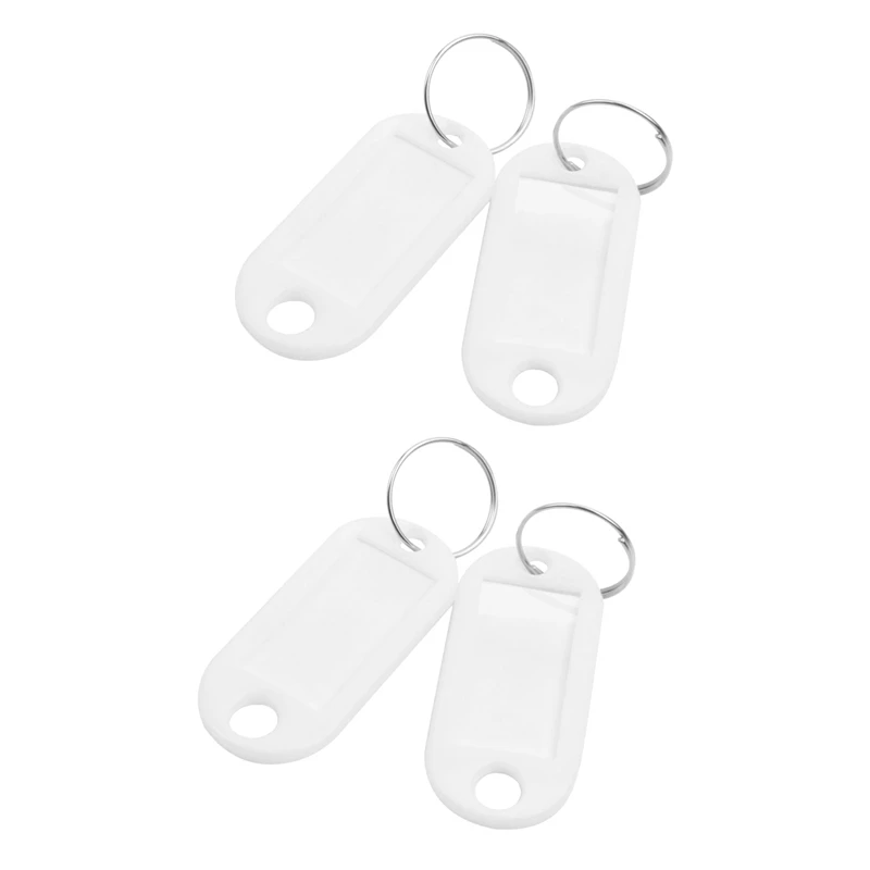 Key Ring Tags(200Pcs White)