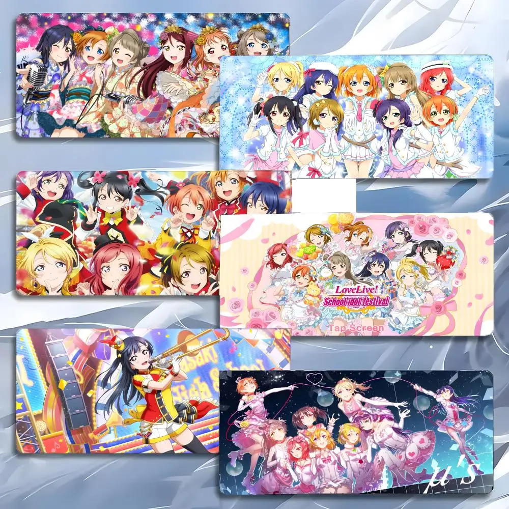 school idol figurine L-LoveLive! School idol project series Mouse Pad Mousepad Large Gaming LockEdge Thickened PC Table Desk Mat
