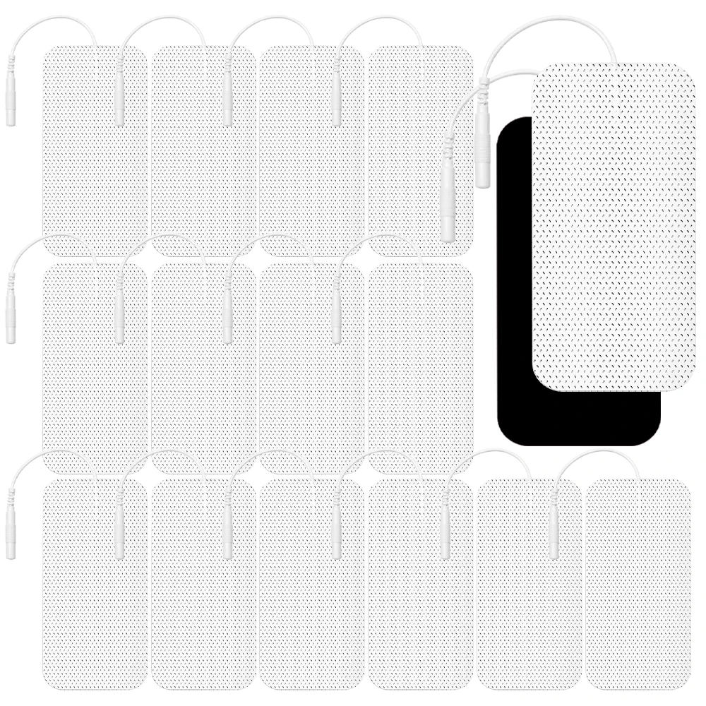 

10/30/50PCS Electrode Pads Gel Patch Reusable Tens Acupuncture Digital Pulse Physiotherapy ​Pad Muscle Stimulator Massage Paster