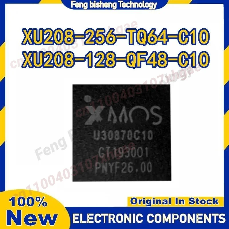 XU208-256-TQ64-C10 XU208-128-QF48-C10 serigrafia U30870C10 UQFN48 chip IC microcontrollore XU208-256-TQ64-C10 Disponibile