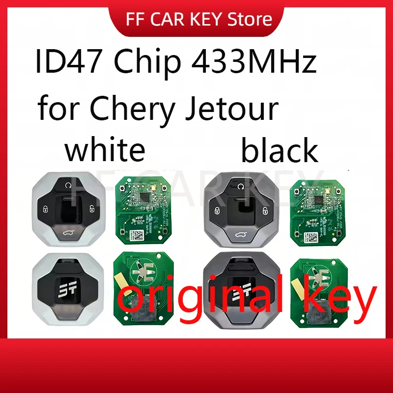 Original Smart Remote ID47 Chip 433MHz Control Key For Chery Jetour Traveler Jetour T2 T1 T3 TX Car key