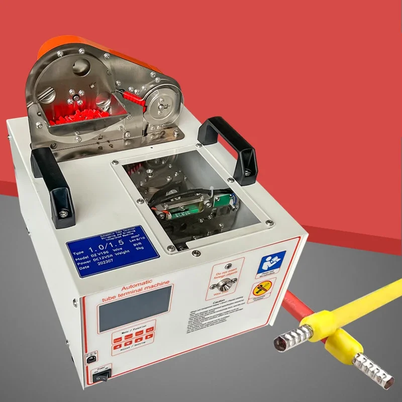 

DZV196 Small Size Ferrule Tubular Terminal Crimping and Wire Stripping Machine