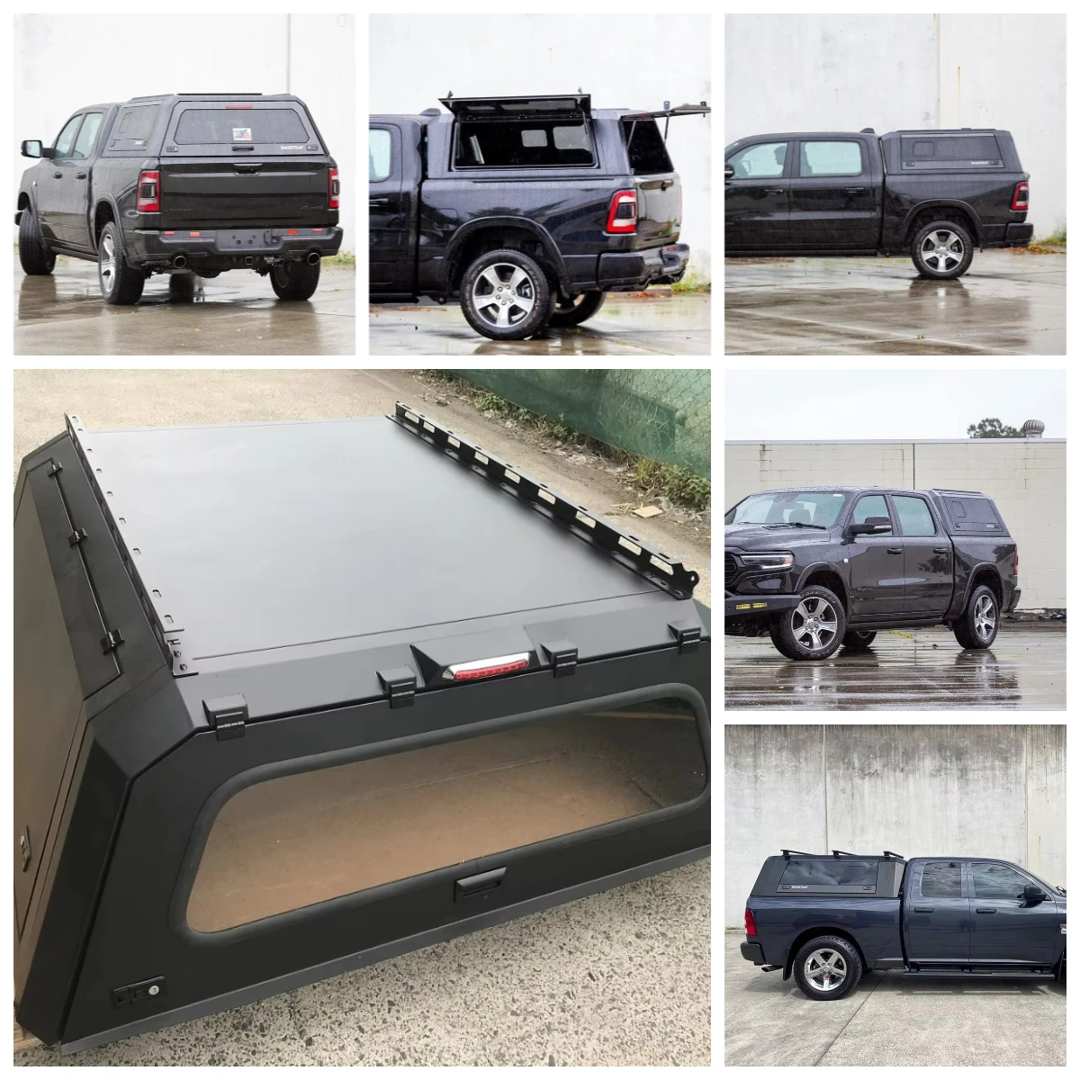 

Flying Wing Truck Topper Pickup Truck Waterproof T Steel Car Truck Canopy Hardtop For Ram 1500/2500