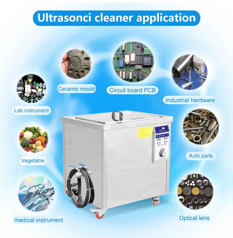 JP-300ST Ultrasonic Bath 100l 1500W Ultrasonic Washing Machine for Race Motorcycle Car Truck Train Bus Auto Engine Parts
