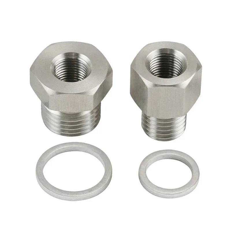 

M12 - M16 Oil Pressure Sensor Coolant Temp Gauge Fitting Adapters For LS1 4.8L 5.3L 6.0L Swap Auto Parts