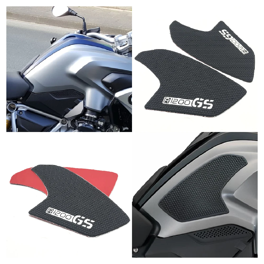 

Fits for BMW R1200GS LC GS R1200 Not ADV With Logo 2013-2017 Motorcycle Tank Pad FuelTank Side Knee Traction Grip Anti Slip Pads