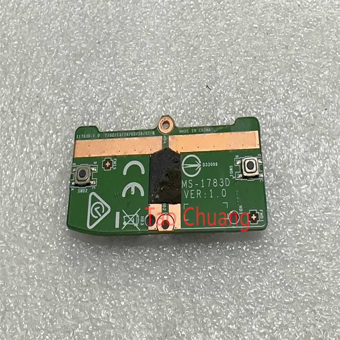 FOR MSI GT72S GT72 6qf Touchpad Mouse Left and Right Button Board MS-1783D MS-1781D