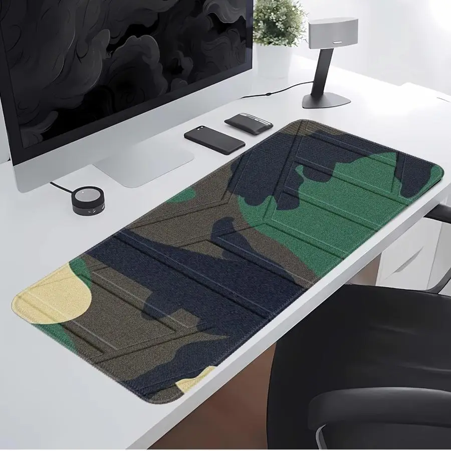 Retro Camouflage Waterproof Mouse Pad office Pad Desk accessories Keyboard Mouse Pad Game Console Pad Computer Laptop Pad