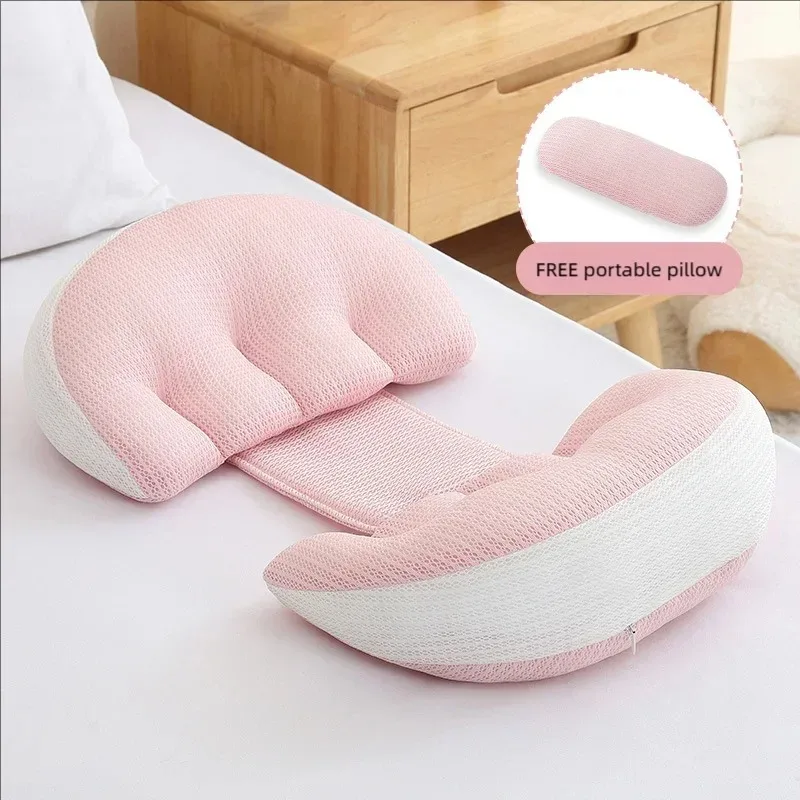 

Pregnancy Pillow Waist Support Body Pillow Adjustable Length Pillow for Pregnant Women Waist Protection Side Sleeping Cushion