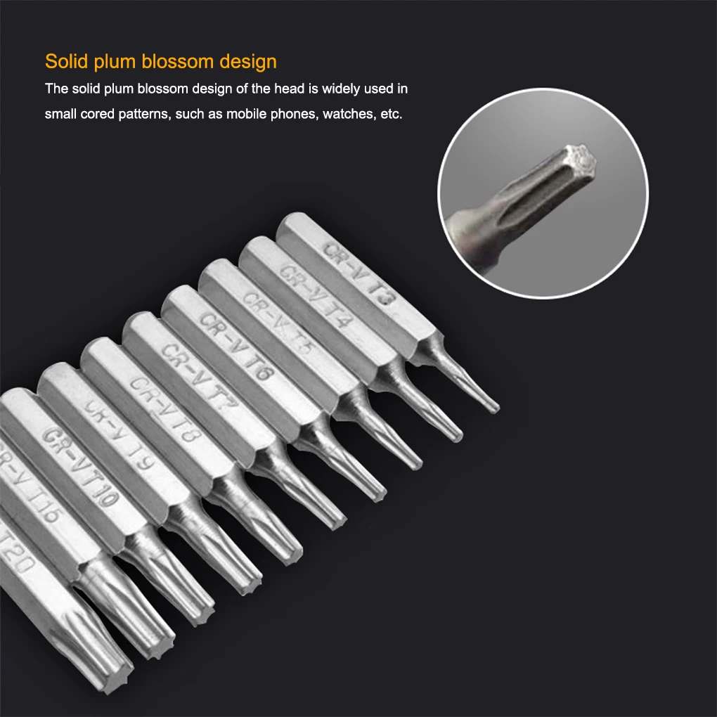 10Pcs Screwdriver Torx Head Mobile Repair Plum Blossoms Steel Accessory
