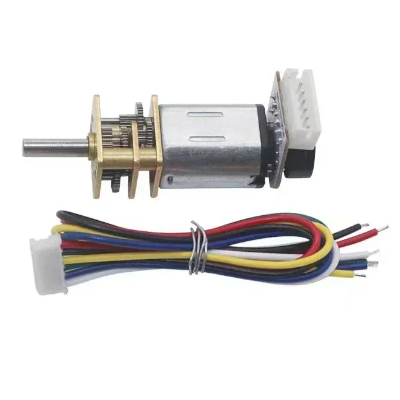 محرك تروس معدني صغير بتيار مستمر ، عجلة تروس ، عزم دوران عالي ، مستشعر قاعة ، GA12 ، N20 ، DC 6V ، 15 ، 25 ، 50 ، 70 ، 47 ،! ، دورة في الدقيقة ، 7PPR