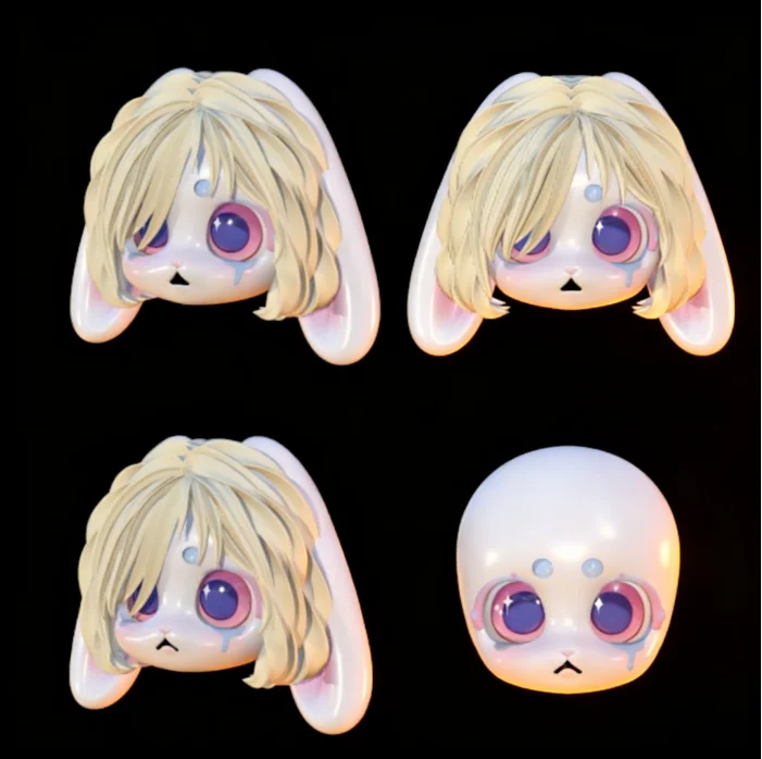 

Best Seller Kigurumi Headbase Mask Resin Material Fursuit Character Human Kig Head OC Mask Anime Cosplay Handmade DIY