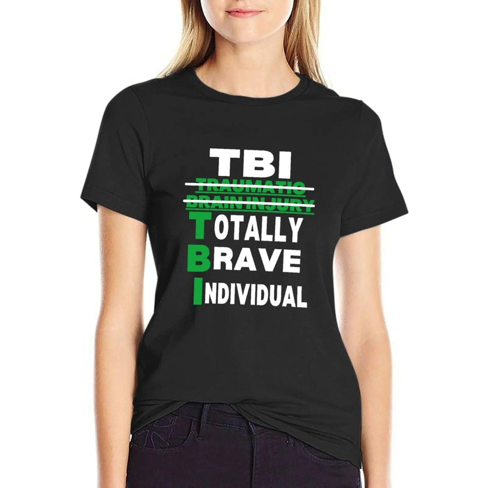 TBI Traumatic Brain Injury Awareness, Brain warrior, Quote, TBI Support, Survivor, TBI Traumatic Gift T-Shirt