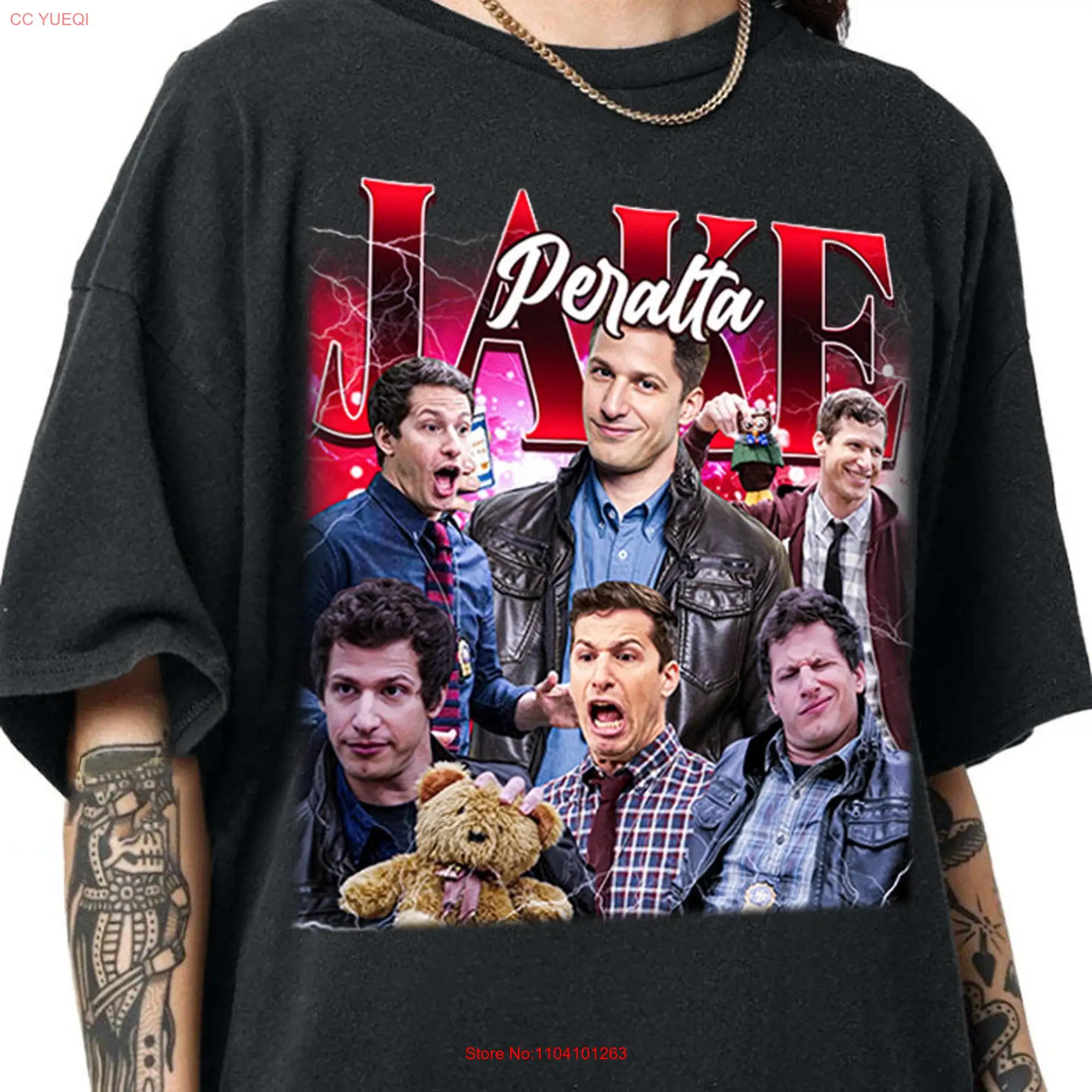 Jake Peralta T-Shirt Voor Bestfriend S Andy Samberg Trui Grappige Lange Of Korte Mouwen