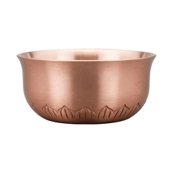 Engraved Pure Copper Bowl Mini Vodka Liqueur Spirits Cup Creative Wedding Wine Tea Cups Buddhist Bowl Home