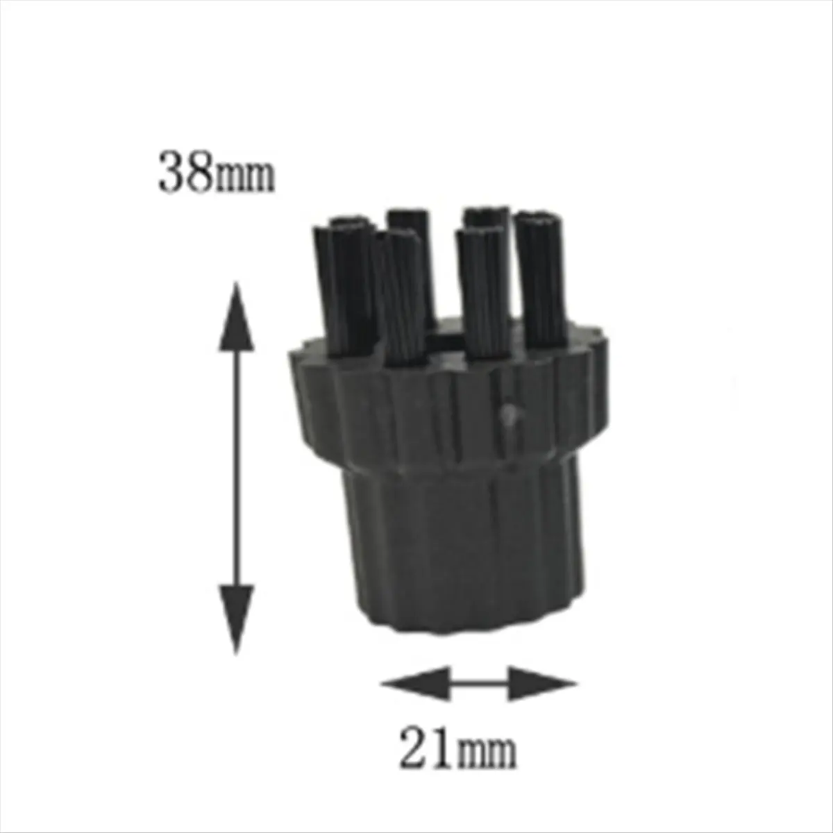 

AT52 M8 Steam Cleaner Brush Head Replacement Attachments for Hard Surface Brush Head Steam Cleaner Accessories