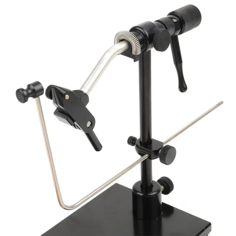 XSXS-Fly Tying Tool Rotating 360° Fly Tying Vise With Sturdy Stable Base, Adjustable Fly Fishing Vise Bench
