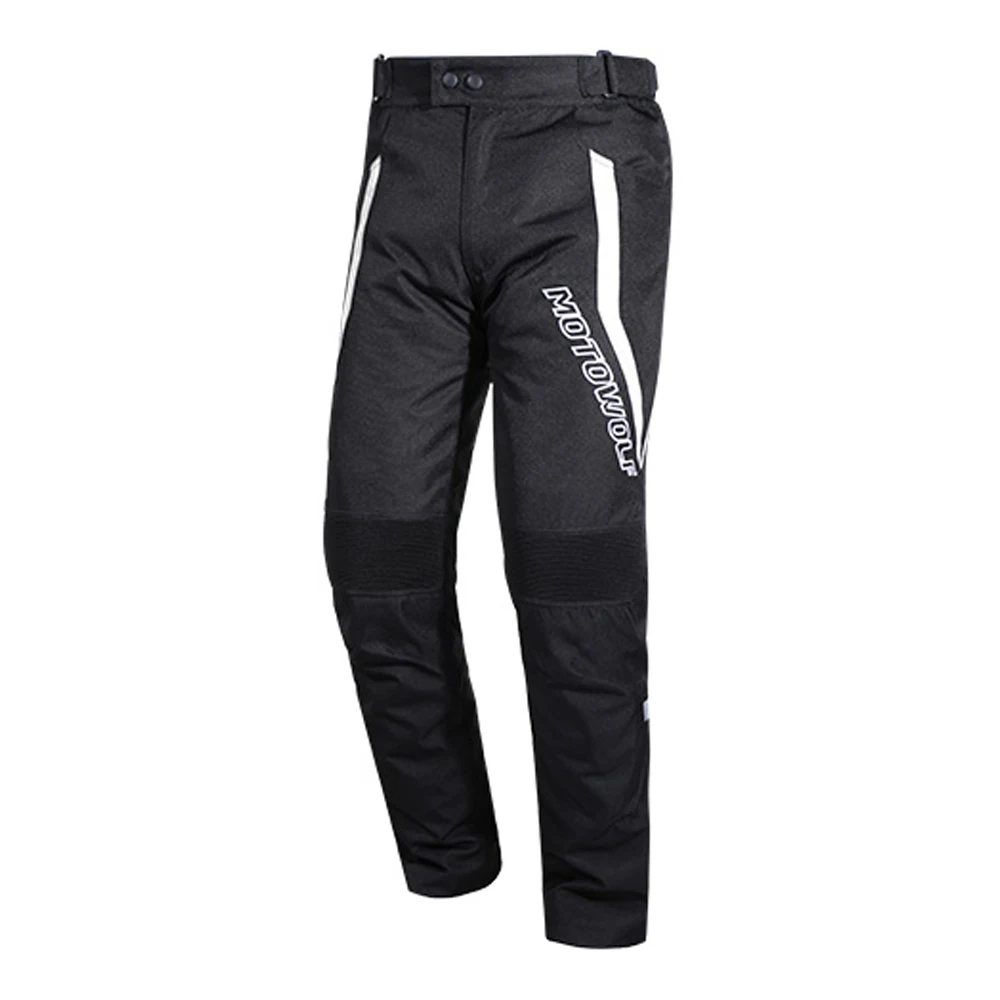 

M-3XL Black Windproof Motocross Pants Motorcycle Riding Trousers Pantalon Moto Pant With Kneepad Protective Gear Motorcycle Pant