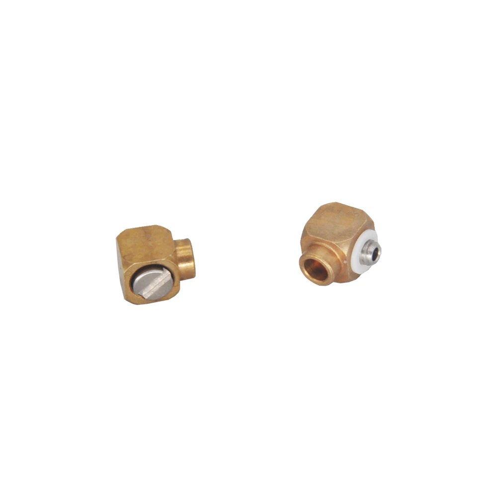 M3-3mm Elbow Nipple 90° Solder Copper Pipe For RC 1:14 K336GC k961 EC160E Hydraulic Cylinder Valve Block Upgrade Parts