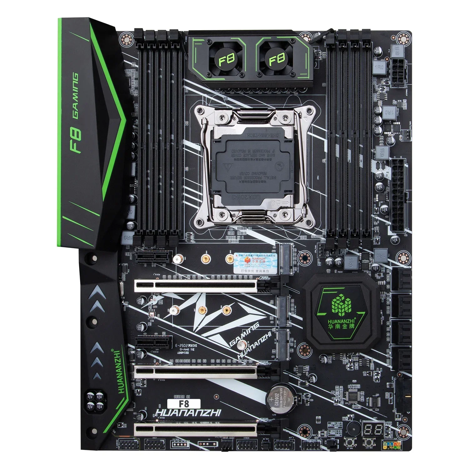 Материнская плата HUANANZHI X99 F8 LGA 2011-3 XEON X99 с комбинированным комплектом памяти Intel E5 2680 V4 с 4*16G DDR4 RECC NVME SATA RU