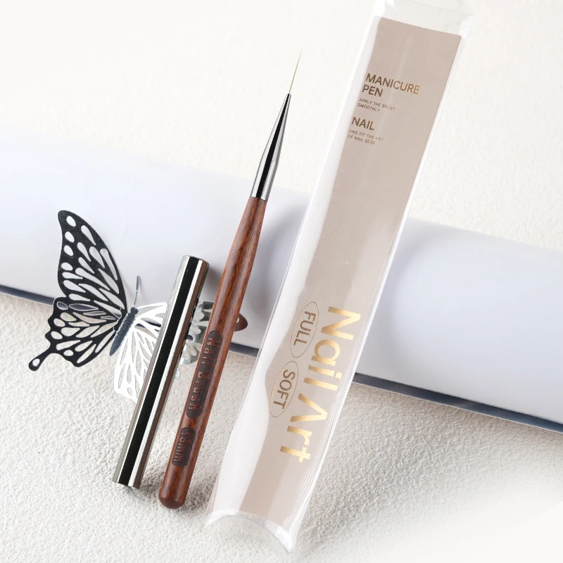 Pincel para decoración de uñas, pincel para dibujar y pintar, herramienta para decoración de uñas, pinceles para pintar con Gel UV acrílico, herramientas de manicura de diseño DIY