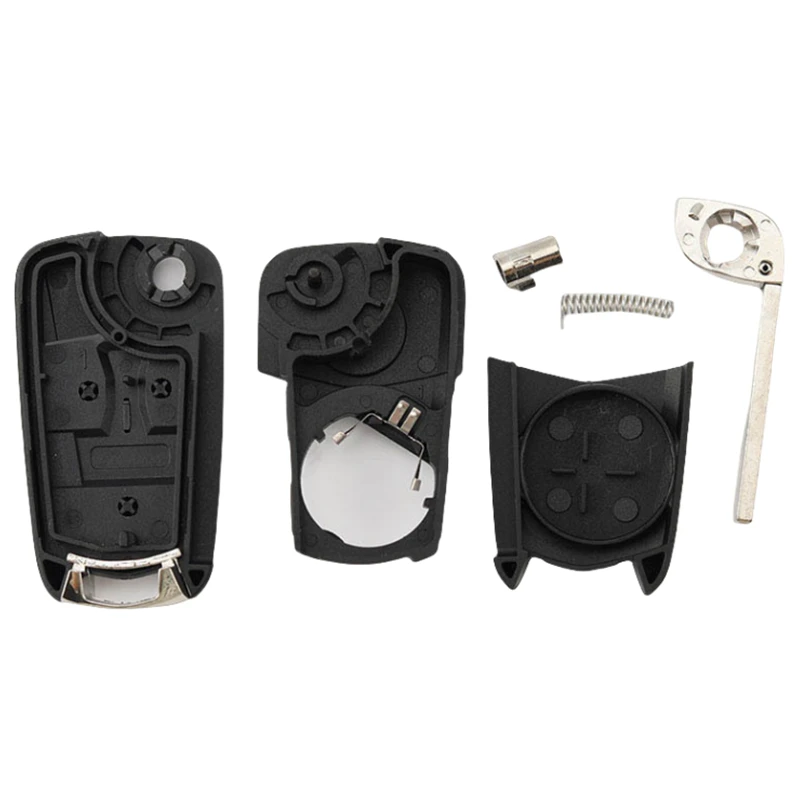 OEM 10Pcs 2/3Button Replacement Key Case Original Flip Remote Key Shell For Vauxhall Opel Astra H Corsa D Vectra Zafira Signum