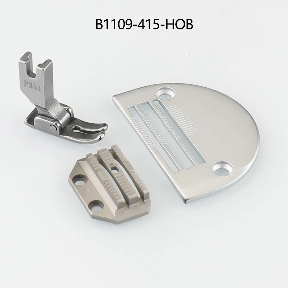 Throat PlateB1109-041-FOO Feed Dog B1609-041-FOO For Computer Flat Single Needle Lockstitch Sewing Machine