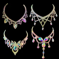 Belly Dance Necklace Female Adult Latin Stage Professional Performance Competition Accessories National Standard Dance Jewelry D