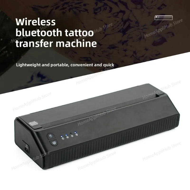 Wireless Tattoo Stencil Printer Tattoo Printer Thermal Printer (Suitable for IOS & Android) Format A4 Bluetooth Connect