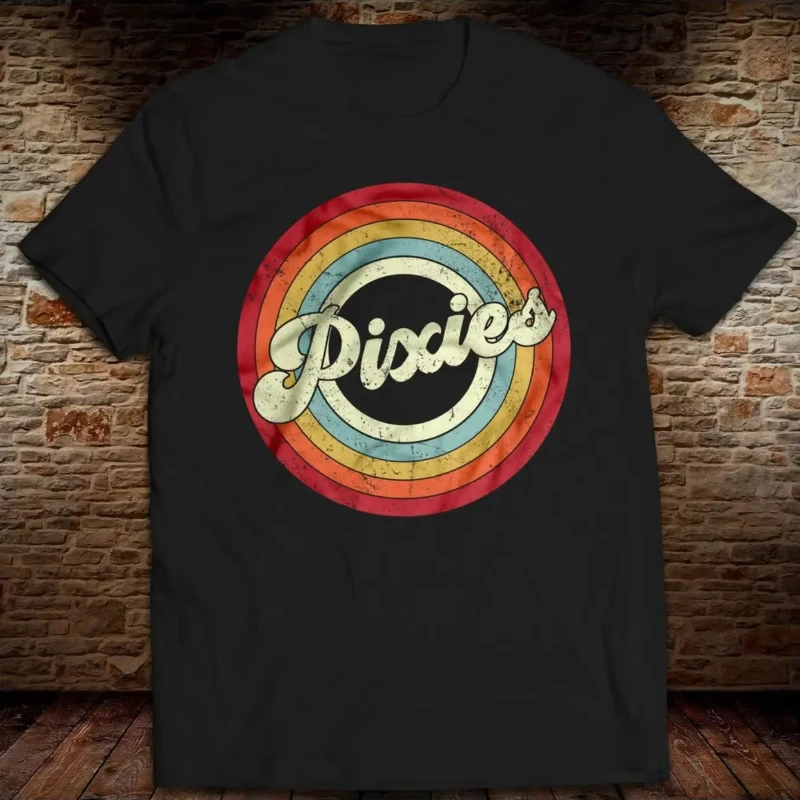Portada del álbum, Ropa para entusiastas de la música, Camiseta estampada de los Pixies para hombre, Francis Demos, Surfer Rosa Doolittle Bossanova Indie Cindy
