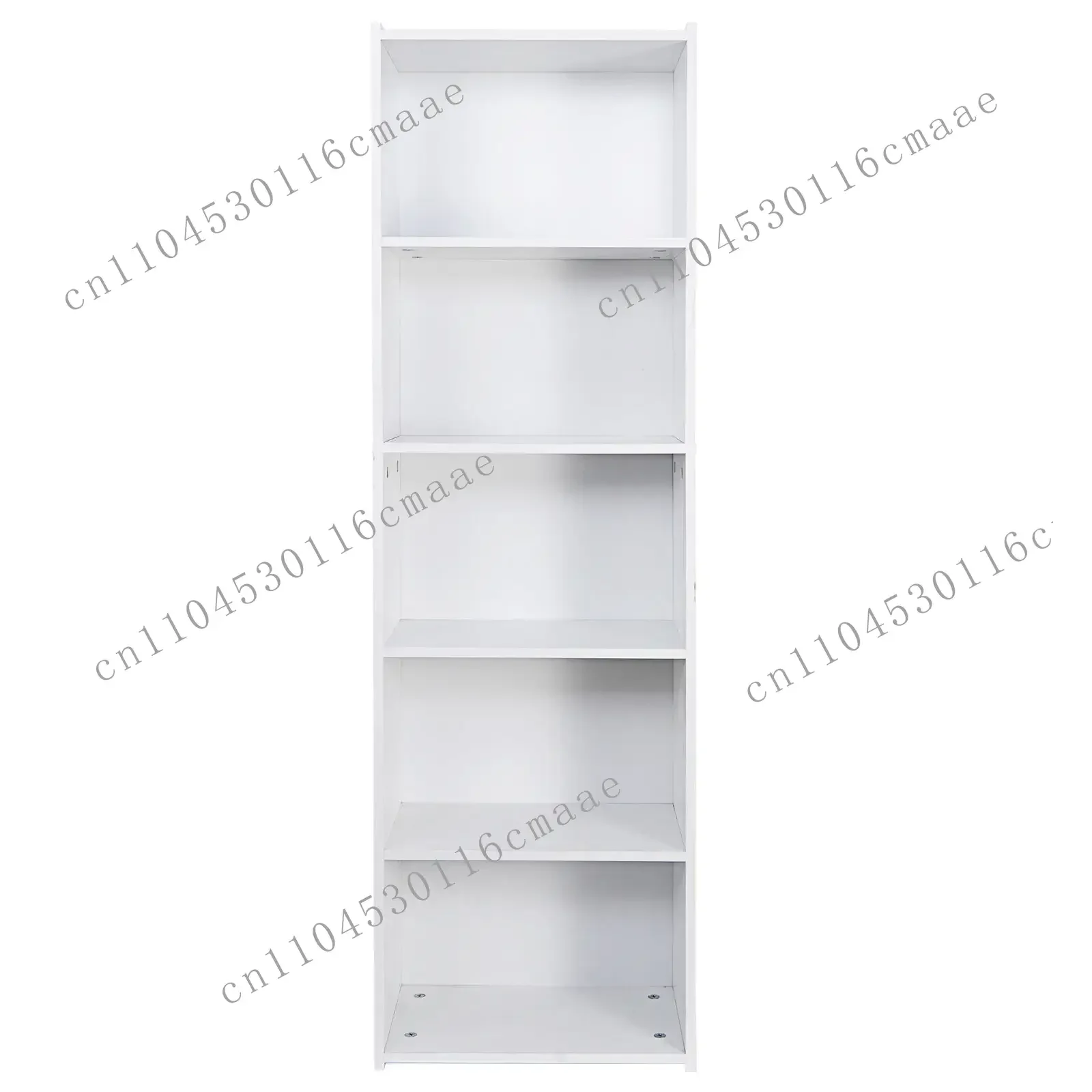 NEW 5 Shelves White Display Storage Cabinet Bookshelf for Home and Office Adjustable Shelf Storage Organizer White