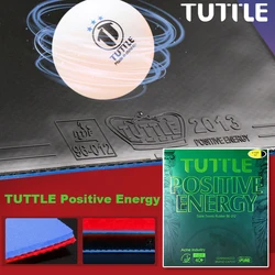TUTTLE Positive Energy Table Tennis Rubber Sheet Pips In Sticky Semi-sticky Ping Pong Rubber with High Elasticity Sponge ITTF