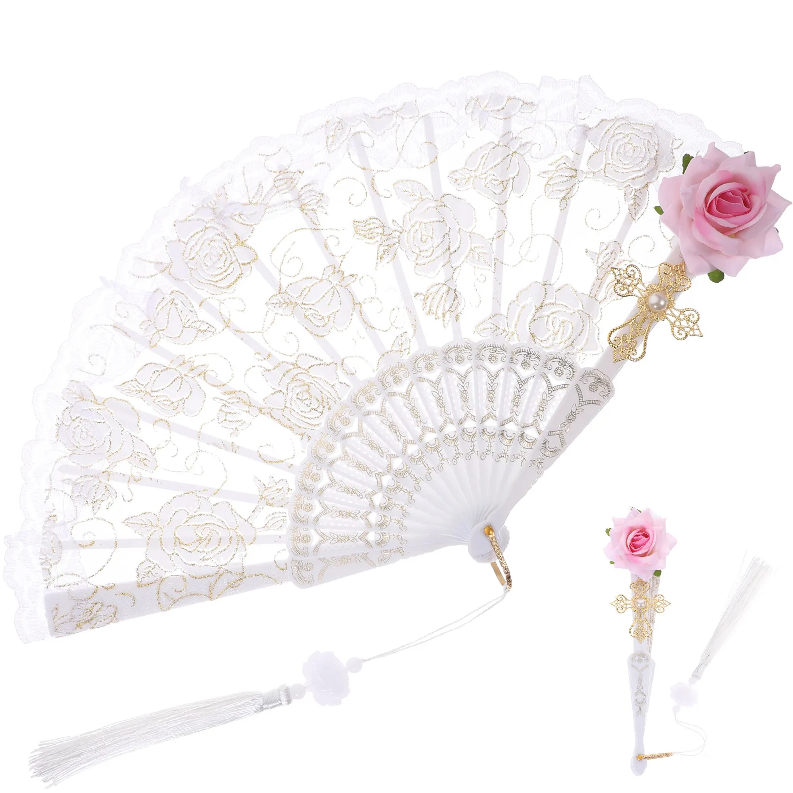 leque-dobravel-retro-de-renda-branco-com-padrao-de-rosas-vintage-para-sessoes-de-fotos-cha-da-tarde-casamentos-e-apresentacoes-de-palco