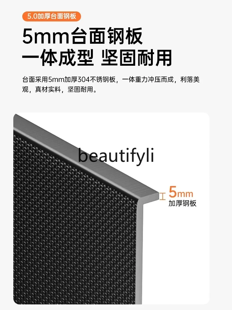 Hot sales Sink 5.0MM thickened stainless steel large single sink vegetable basin kitchen sink