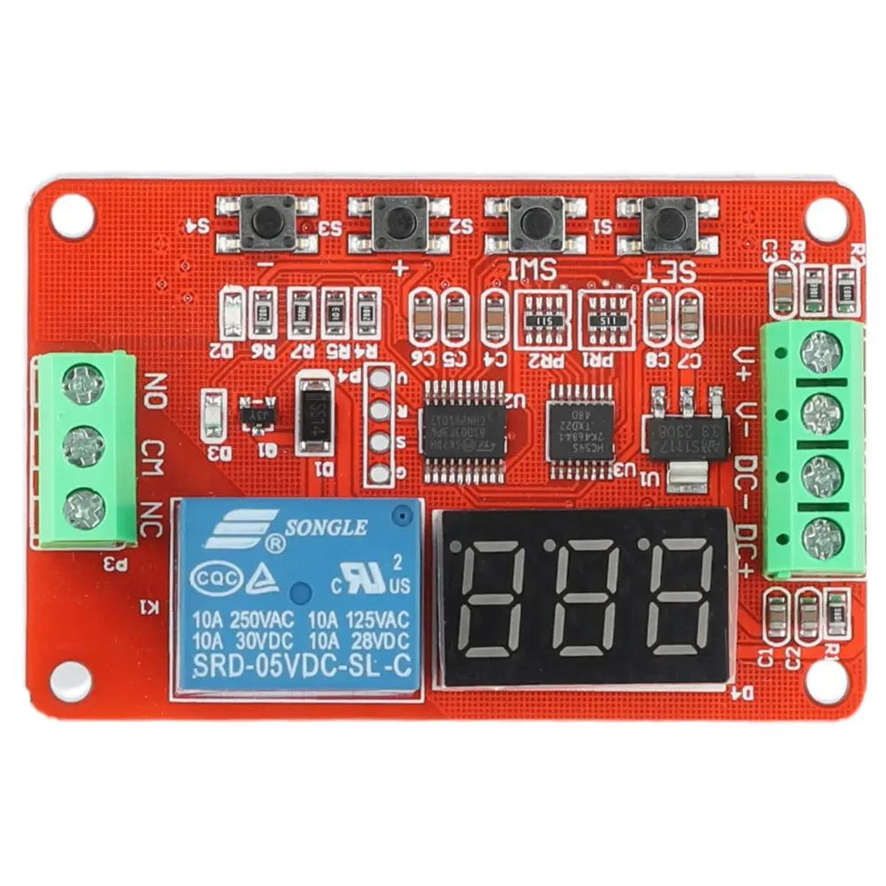 Dvb01 Laadontladingsmonitor Controller Dc 5V 12V 24V Digitale Display Spanning Comparator Elektronische Componenten
