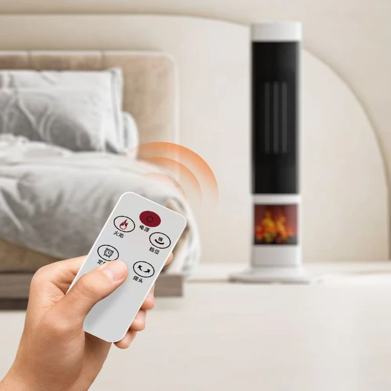 

Smart Electric Heater with Timer, Energy Efficient Ceramic Warmer for Home - Portable Stand Fan Heater, Bedroom Living Room Use