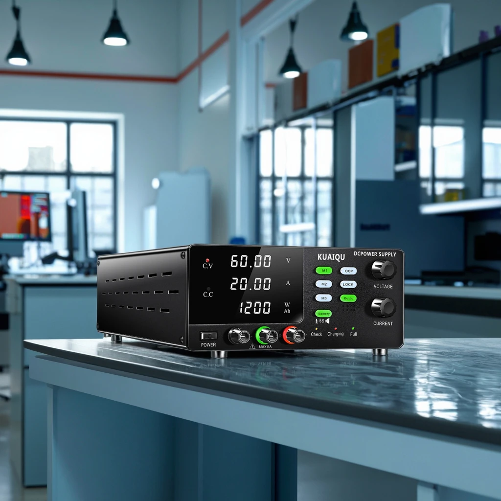 NICE-POWER R-SPS6020C 60V 20A 1200W DC Lab Bench Power Supply Lithium Battery Charger With Output Switch Three Data Storage Sets