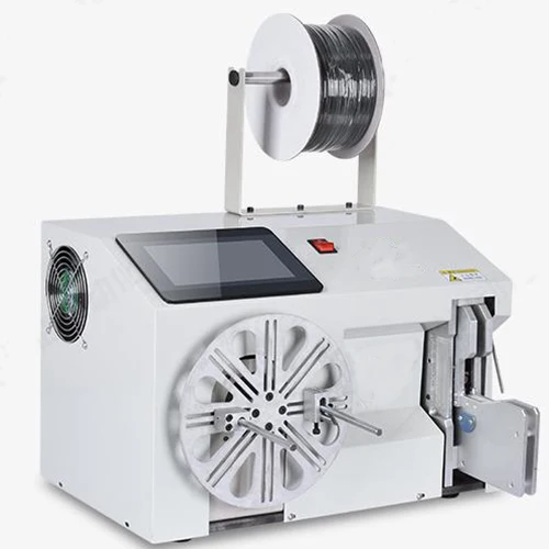 cable winding machine automatic USB wire and power supply winding and binding  machine