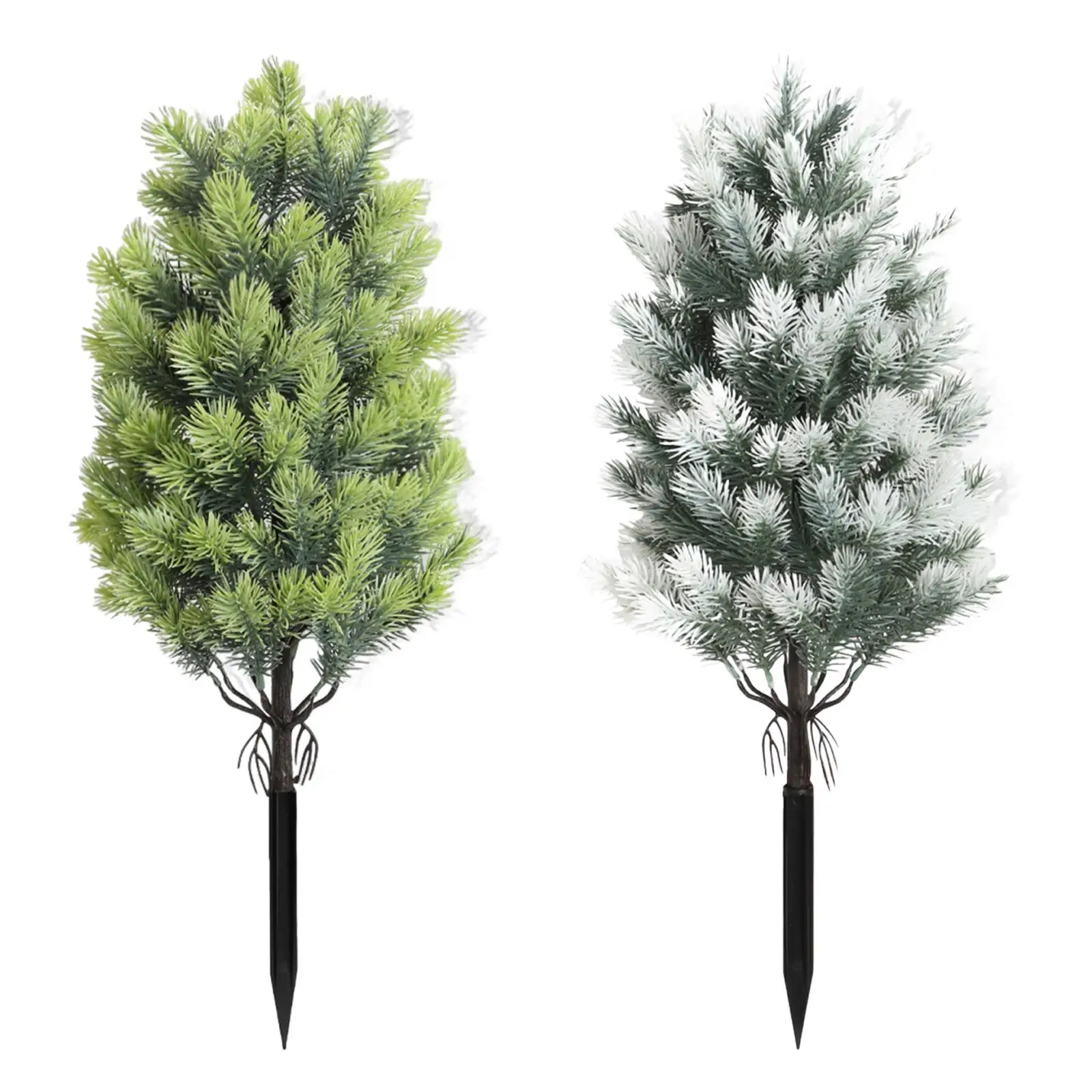 

Artificial Tree with Ground Spike Easy to Install Decoration Realistic Greenery for Pathway Walkway Farmhouse Wedding Patio