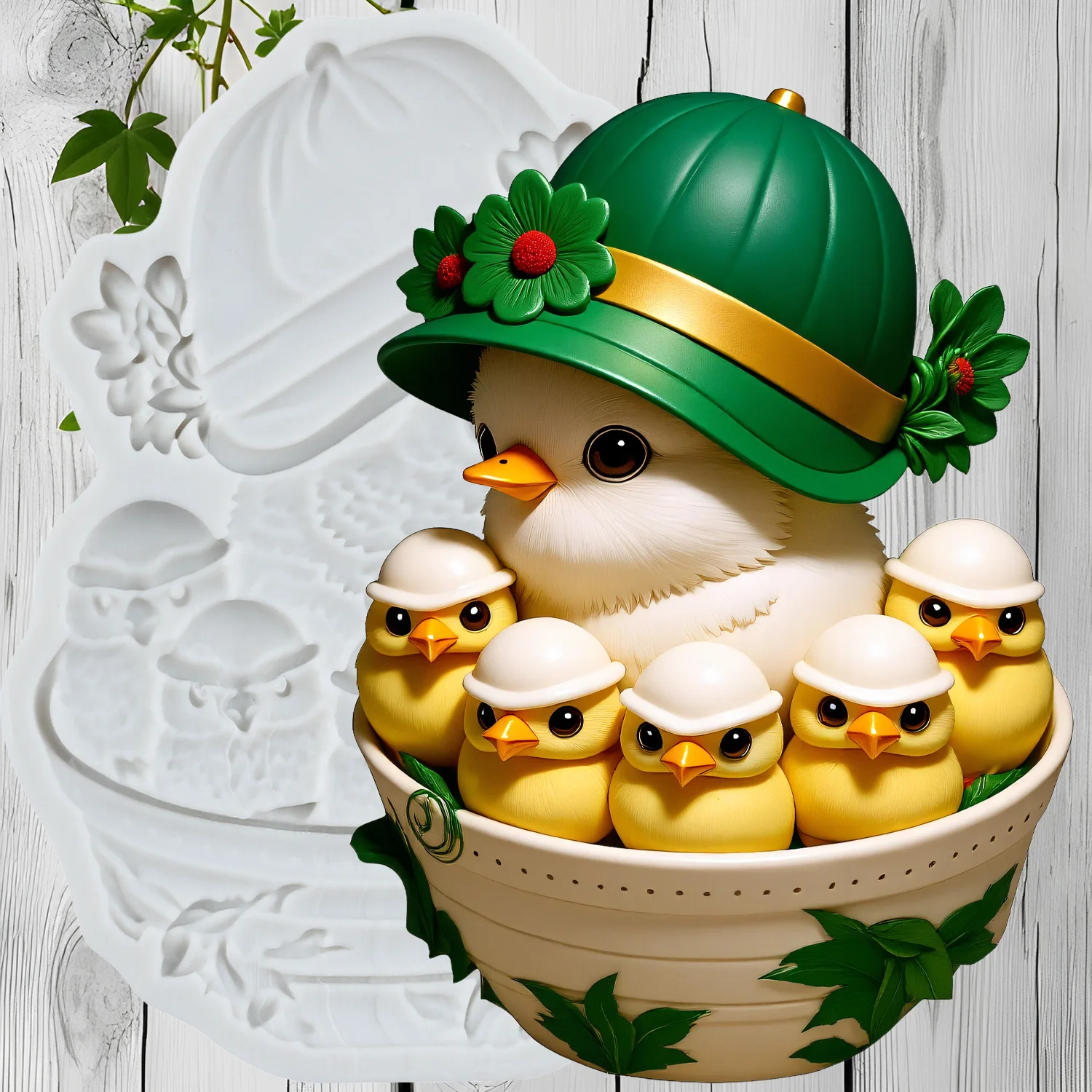Duck Silicone Molds Fondant Cake Decorating Tools Cupcake Topper Chocolate Candy Sugar Craft Gum Paste Polymer Clay
